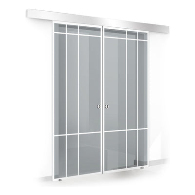 Sliding glass door, interior Glass door #Grey