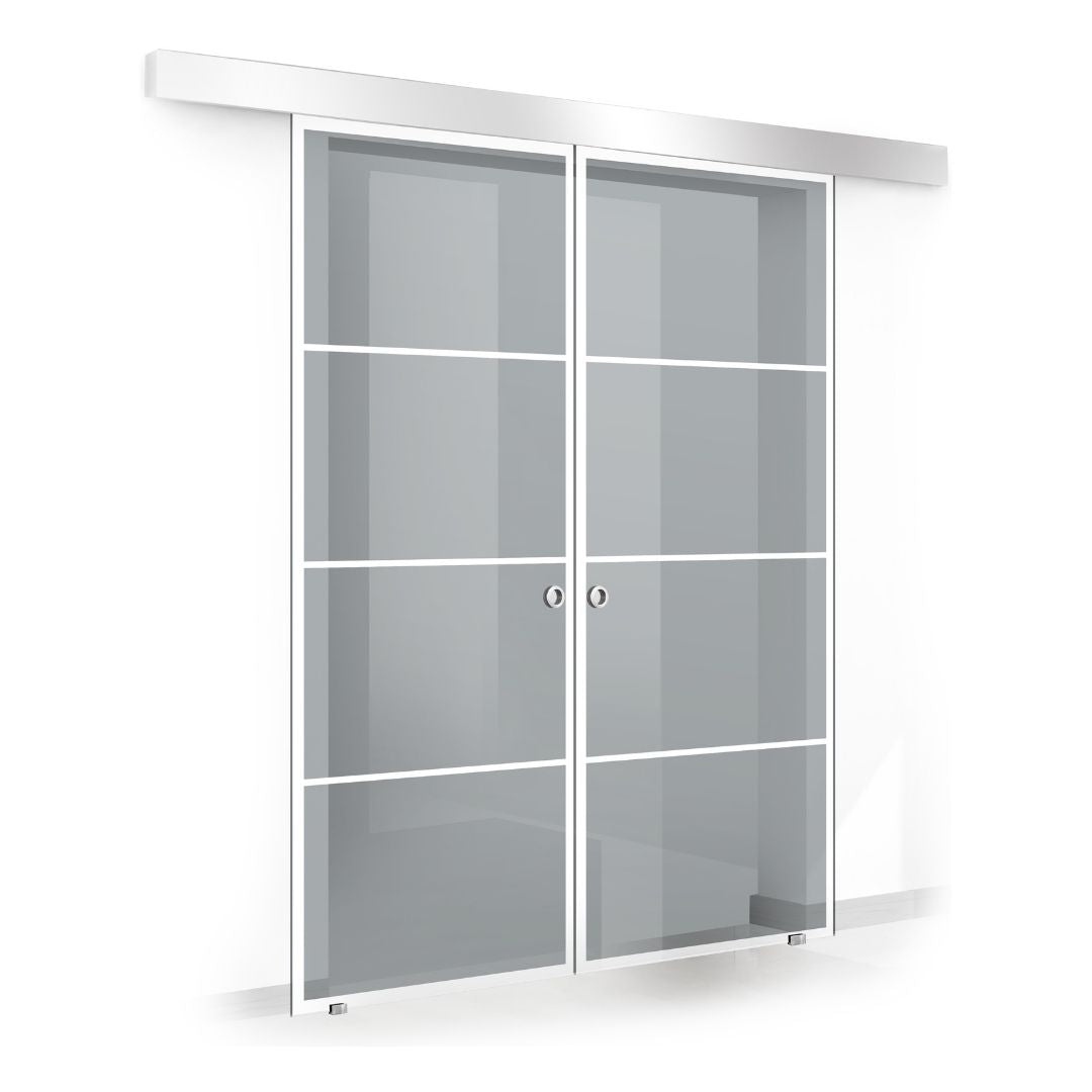 Sliding glass door, interior Glass door #Grey