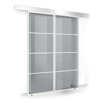 Sliding glass door, interior Glass door #Grey