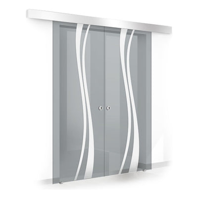 Sliding glass door, interior Glass door #Satiné