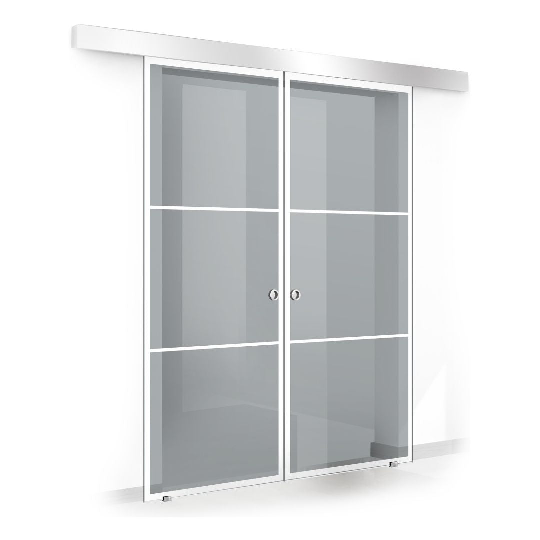 Sliding glass door, interior Glass door #Grey