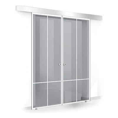 Sliding glass door, interior Glass door #Grey