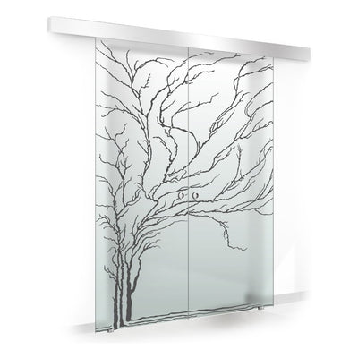 Sliding glass door, interior Glass door #Satiné