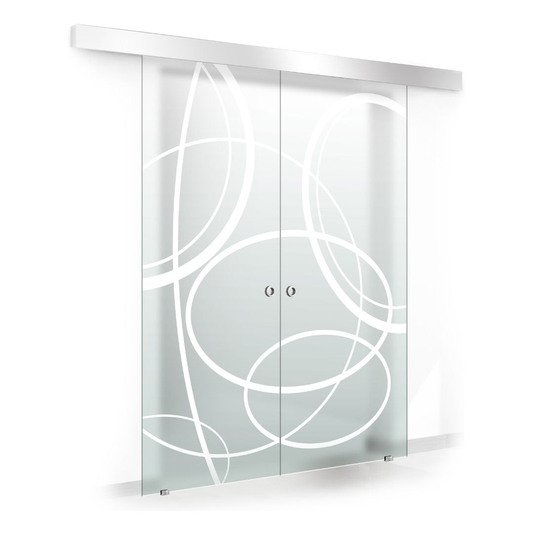 Sliding glass door, interior Glass door #Satiné