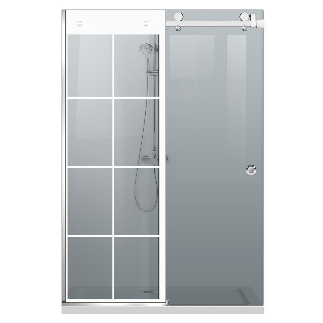 Shower wall, Shower Doors, Shower Screens #Grey