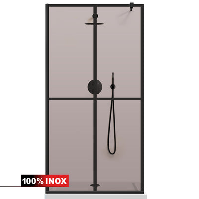 Paravan dus Walk-in, Perete dus Negru, #Bronz