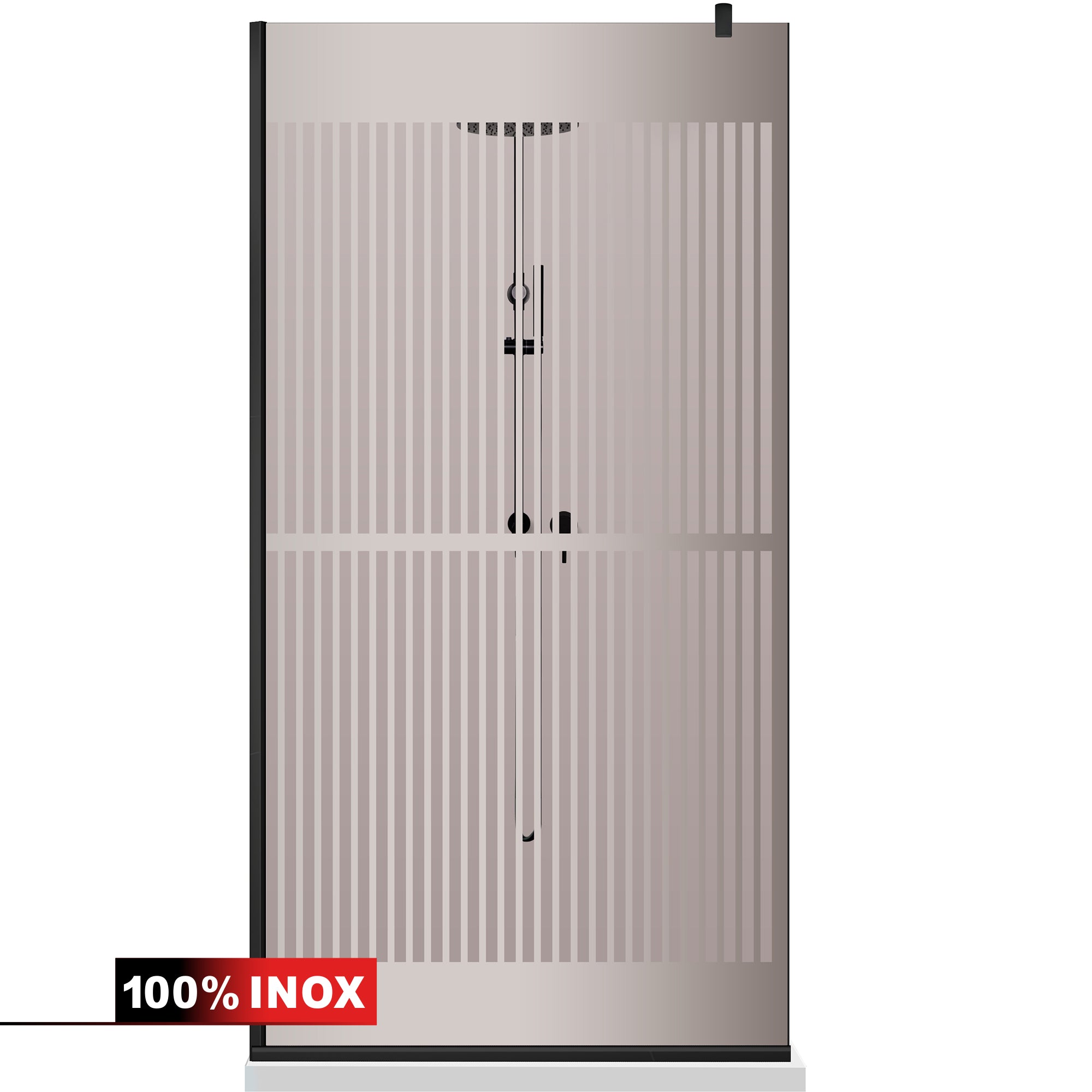 Shower Screens Walk-in, Black shower wall, #Bronze #Bronze