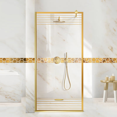 Shower Screens Walk-in, Black Shower Wall, #Clear #Crystal Clear