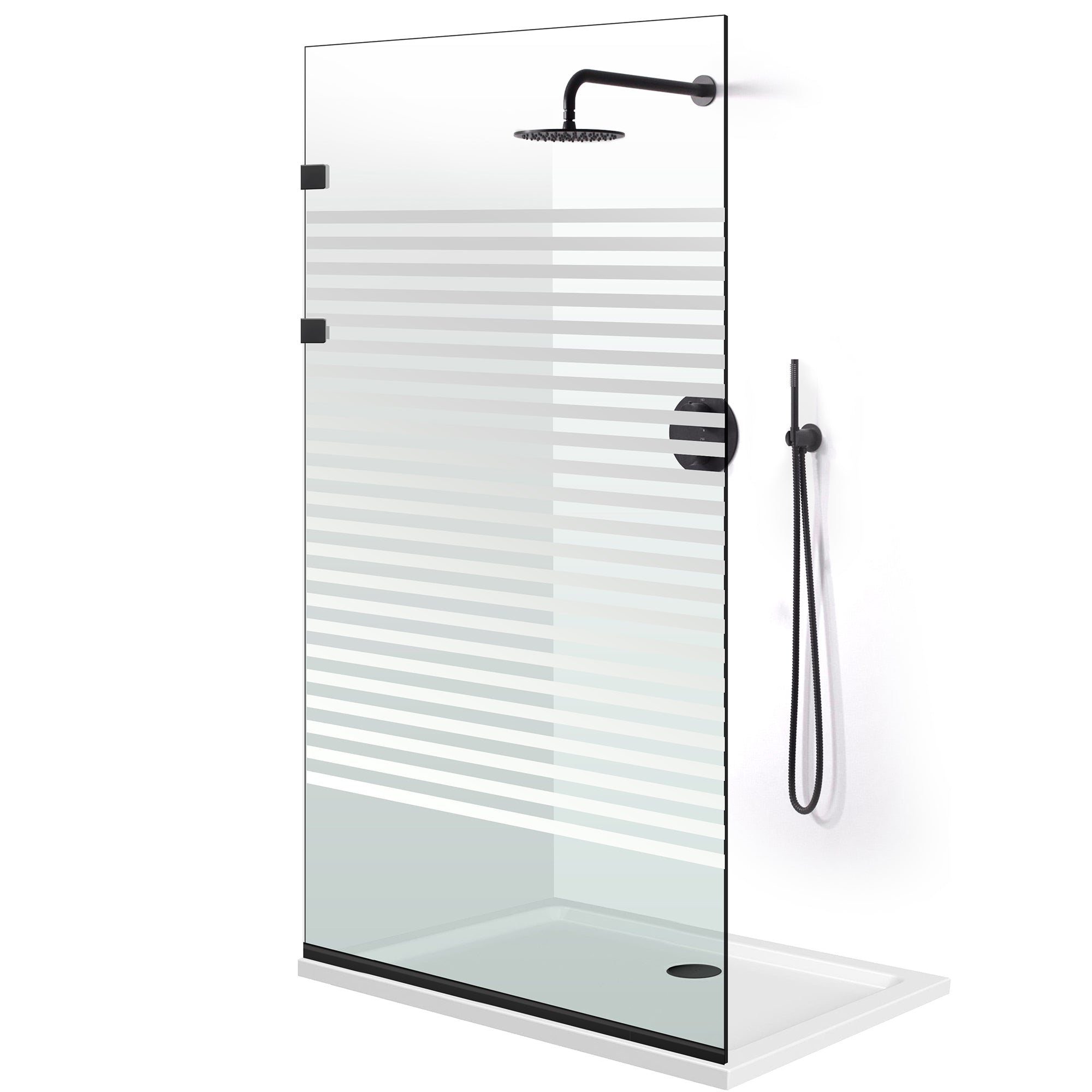 Shower Screens Walk-in, Shower wall Stainless steel, #Clear #Víztiszta