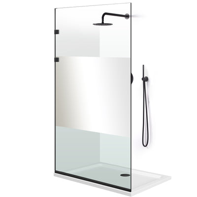Shower Screens Walk-in, Shower wall Stainless steel, #Clear #Víztiszta