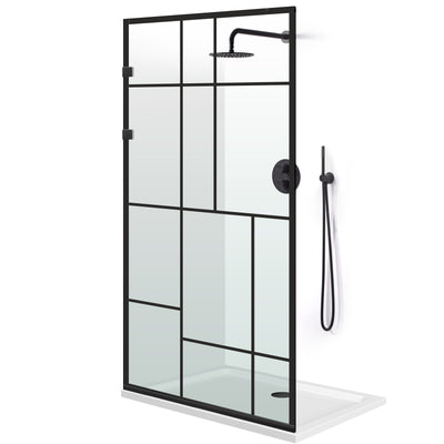 Shower Screens Walk-in, Shower wall Stainless steel, #Clear #Víztiszta