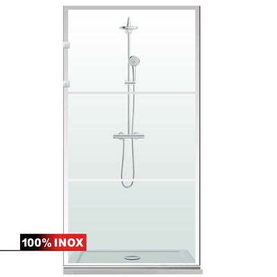 Shower Screens Walk-in, Shower Wall Stainless steel, #Clear