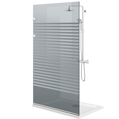 Shower Screens Walk-in, Shower wall Stainless steel, #Grey