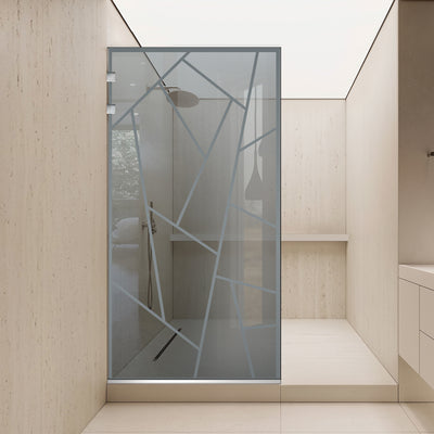 Shower Screens Walk-in, Shower wall Stainless steel, #Grey