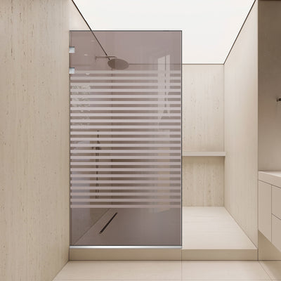 Shower Screens Walk-in, Shower wall Stainless steel, #Bronze