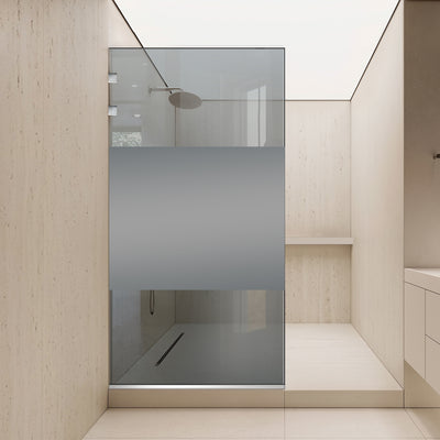 Shower Screens Walk-in, Shower wall Stainless steel, #Grey