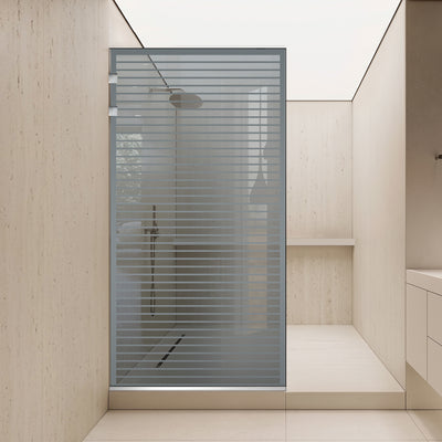 Shower Screens Walk-in, Shower wall Stainless steel, #Grey