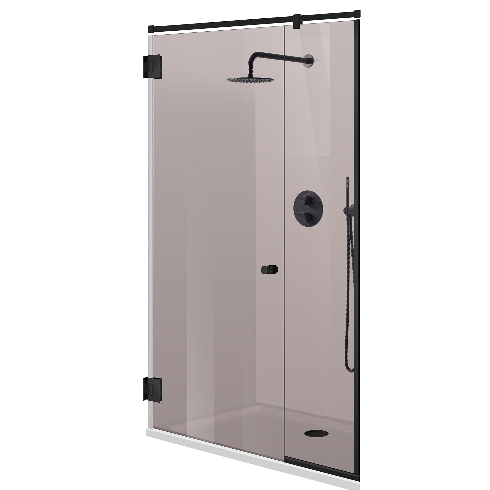 Shower Doors black #Bronze