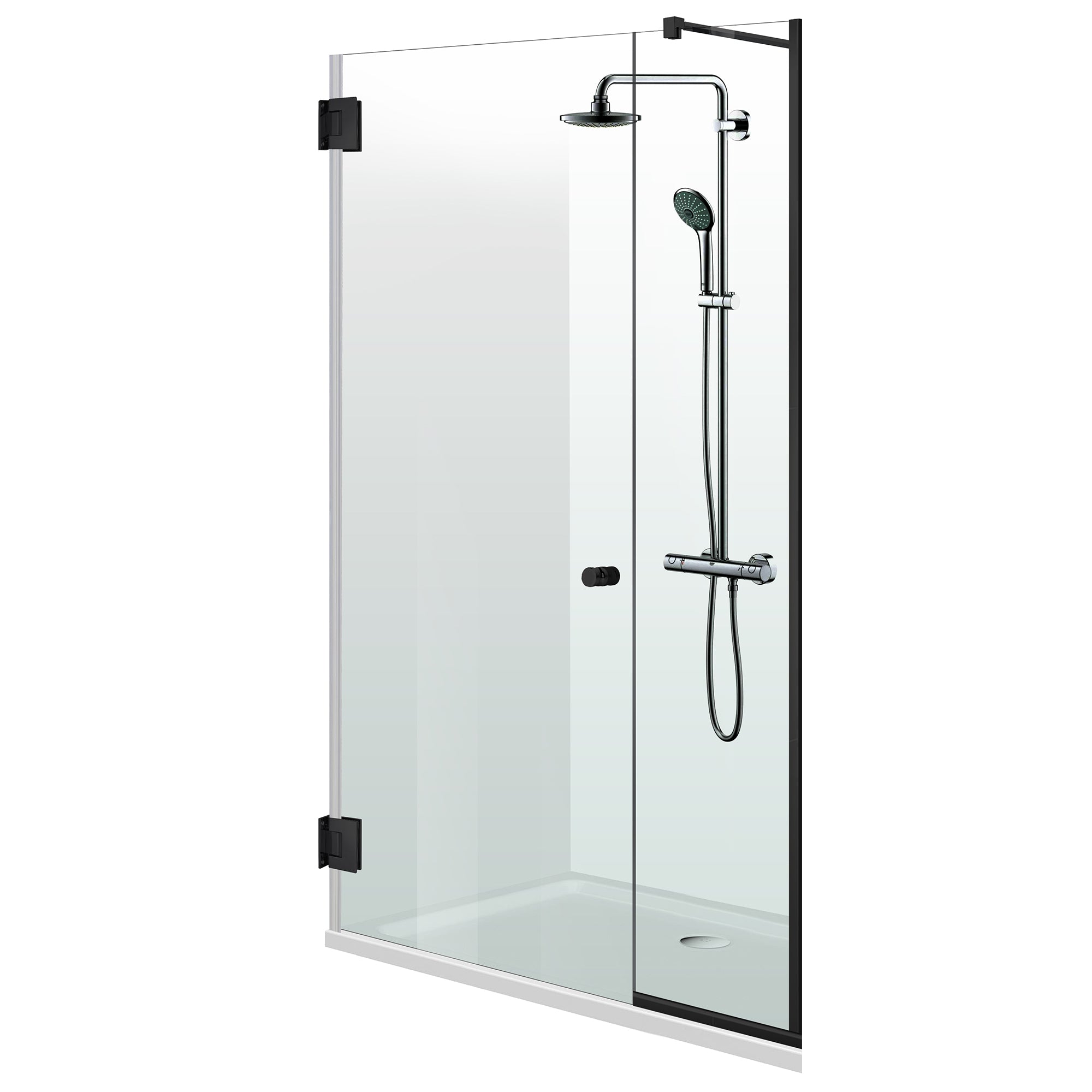 Shower Doors black #Clear