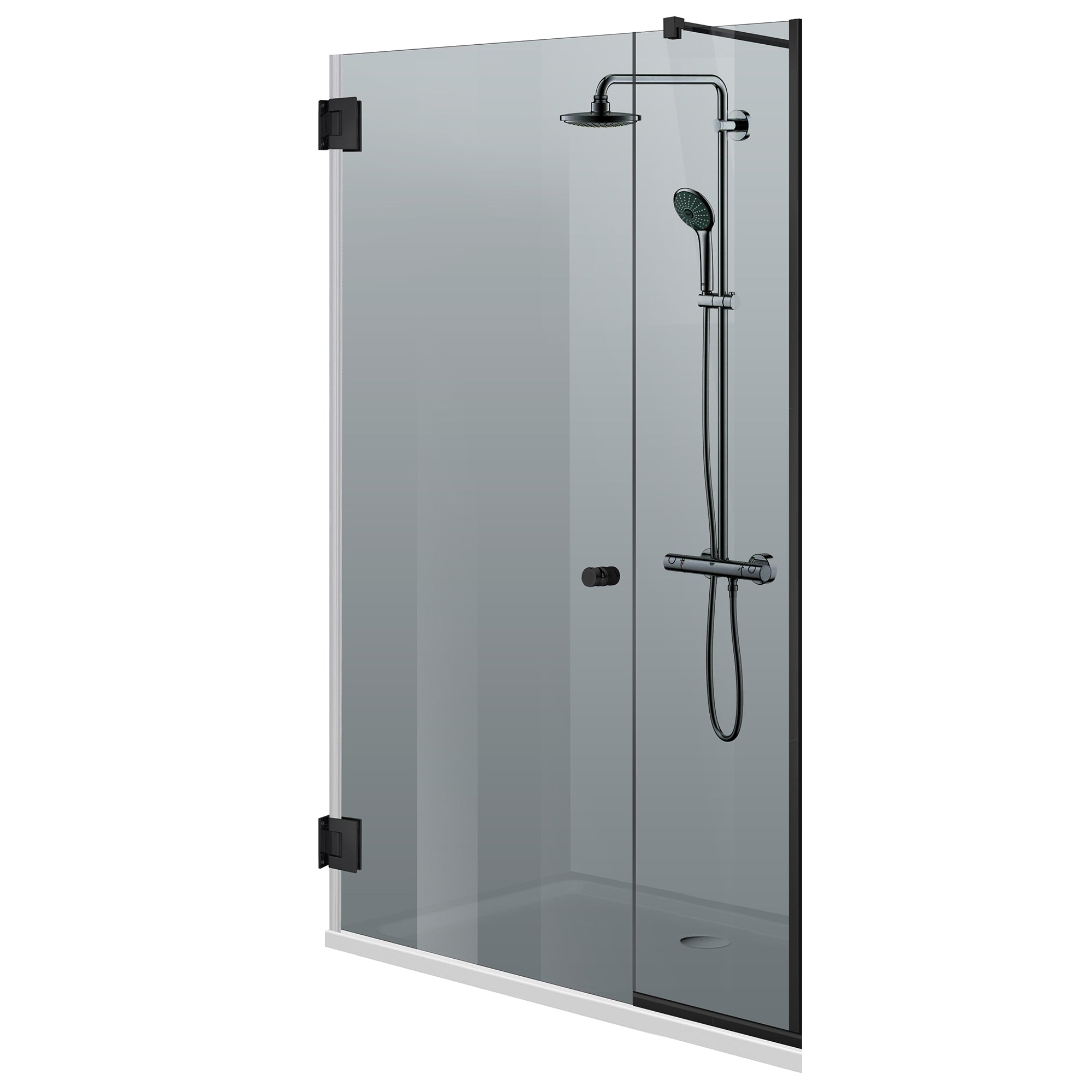 Shower Doors black #Grey