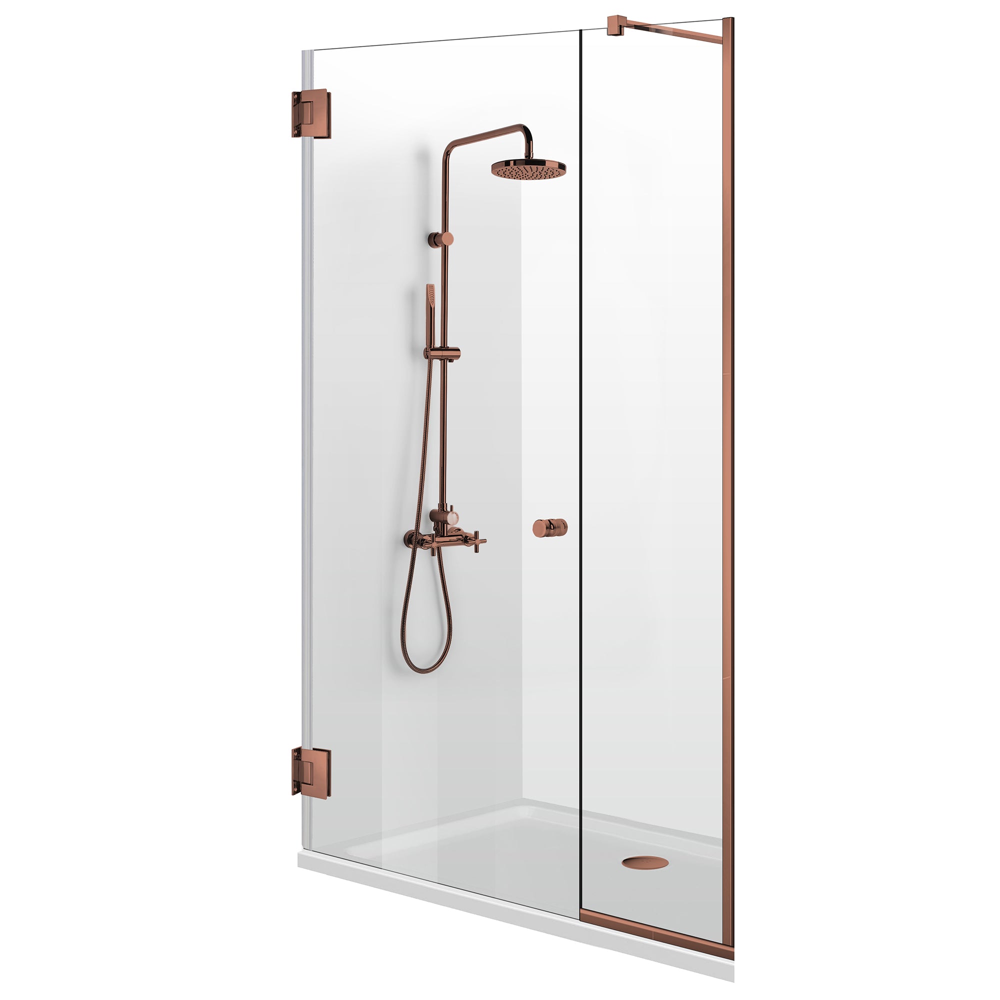 Shower Doors copper #Clear
