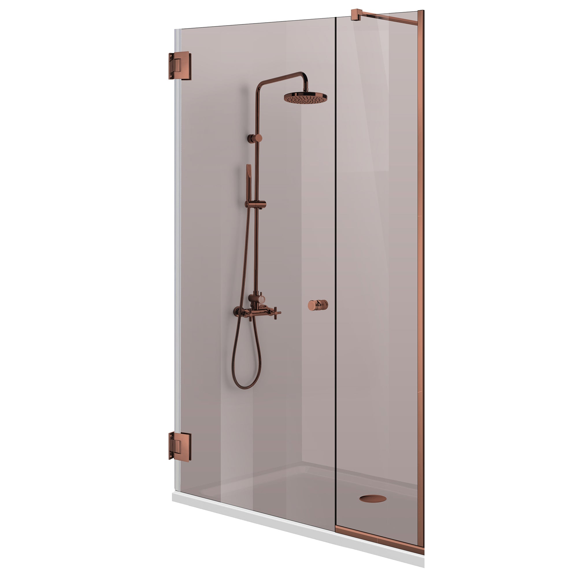Shower Doors copper #Bronze