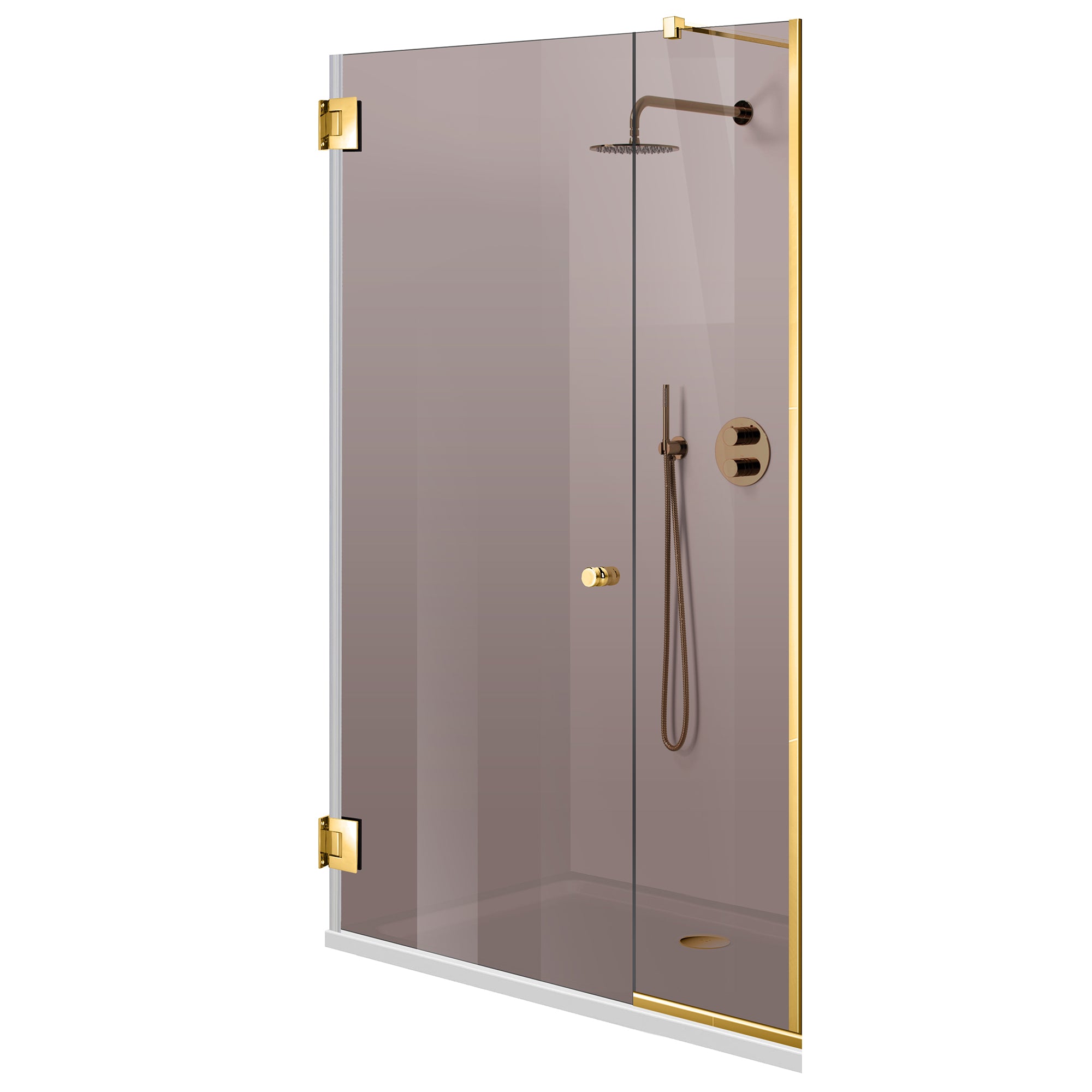 Shower Doors golden #Bronze