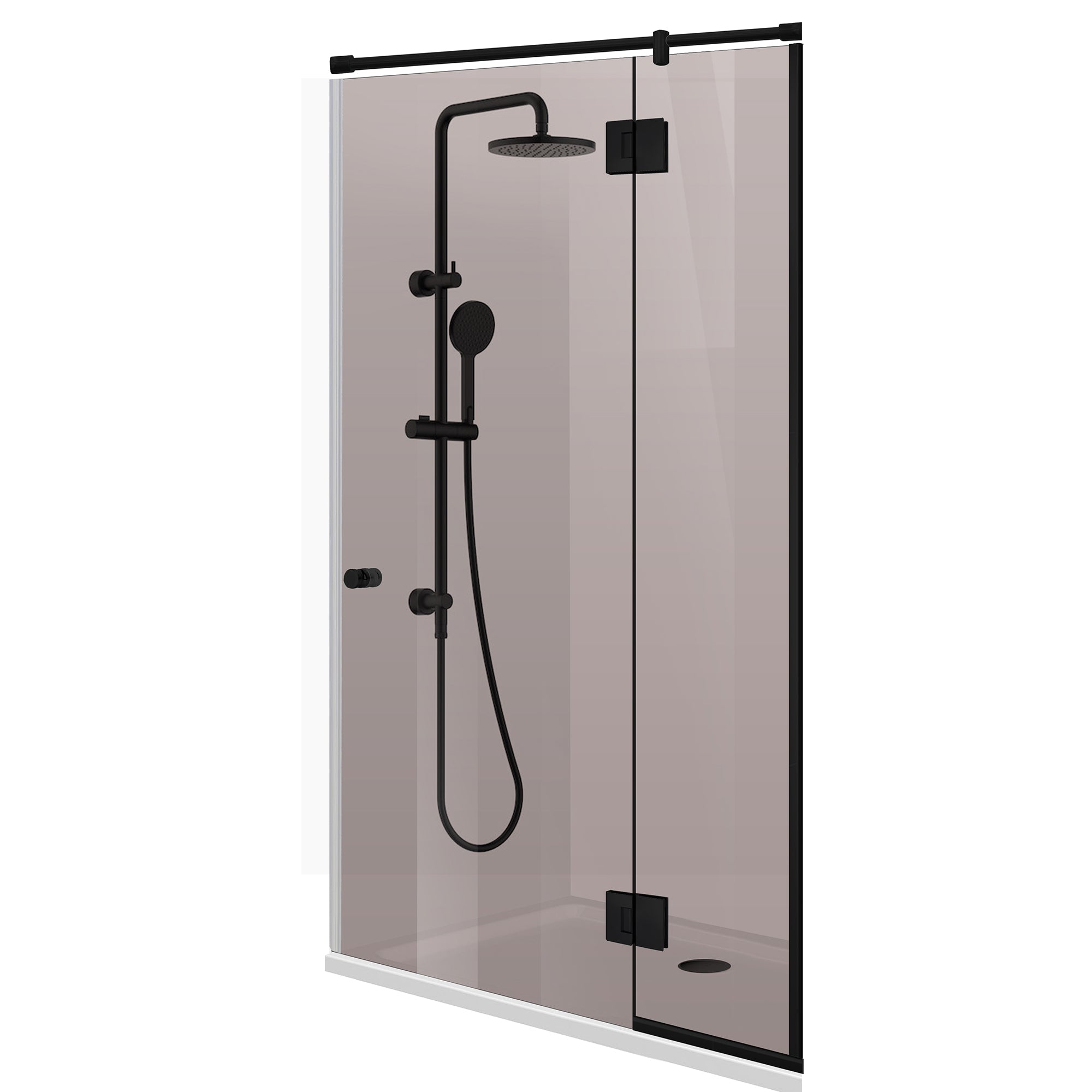 Shower Doors black #Bronze