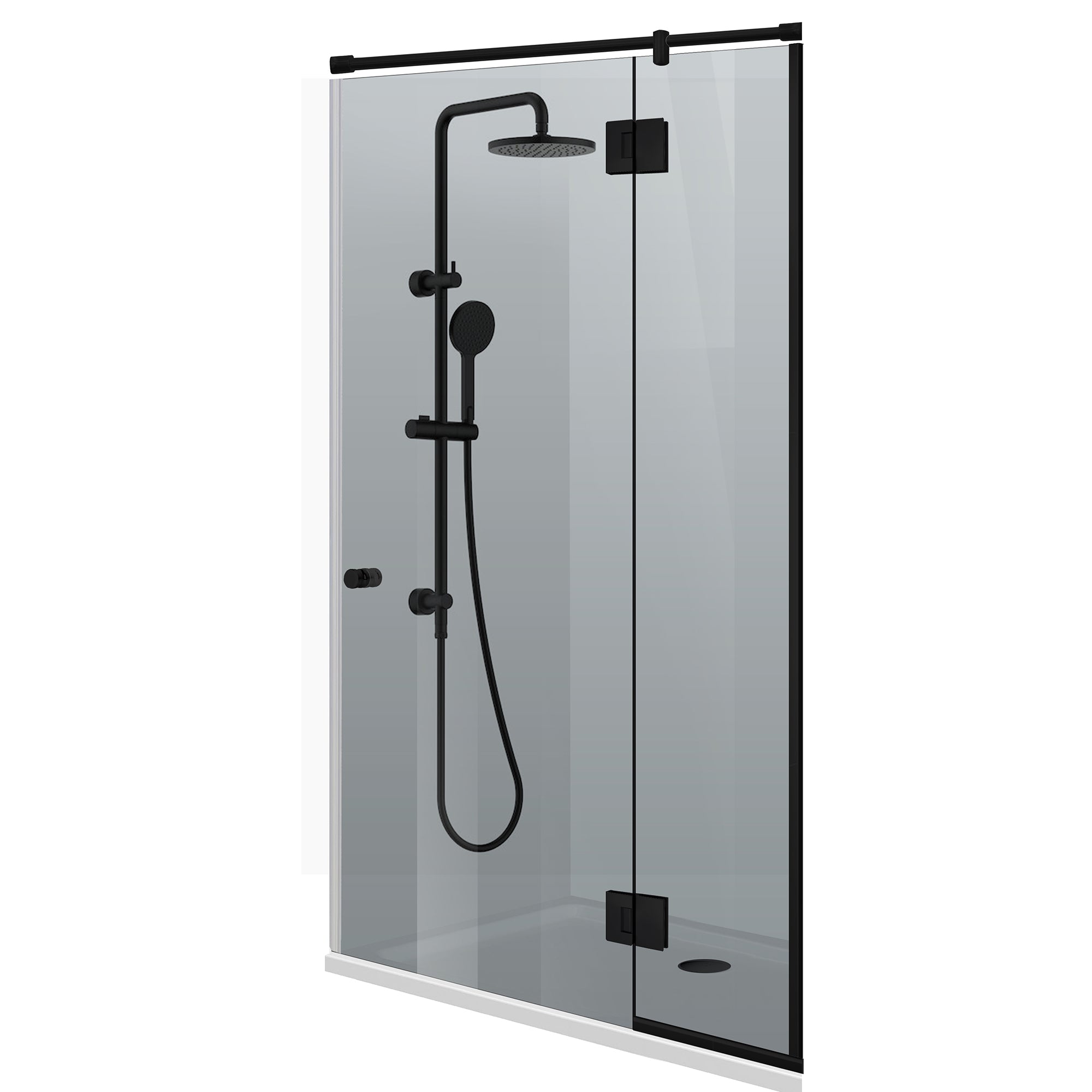 Shower Doors black #Grey
