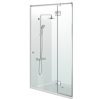 Shower Doors stainless steel #Clear