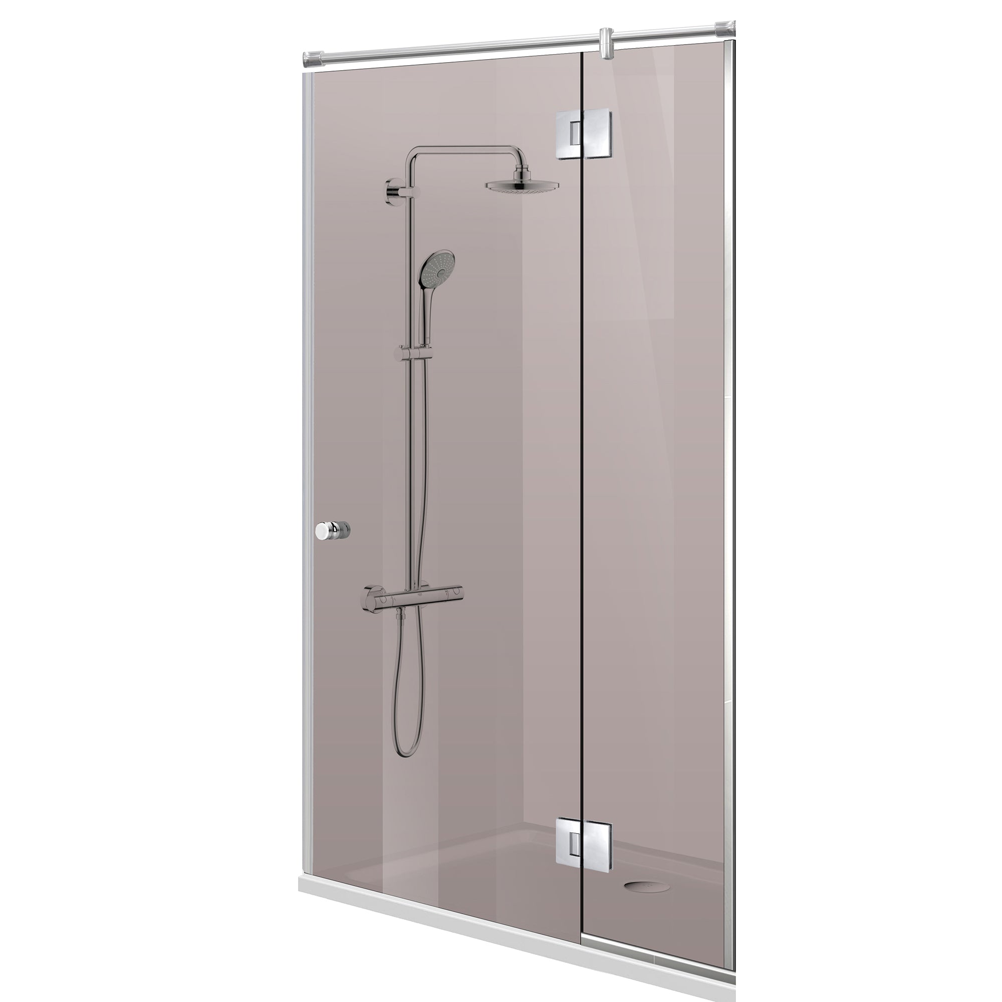 Shower Doors stainless steel #Bronze