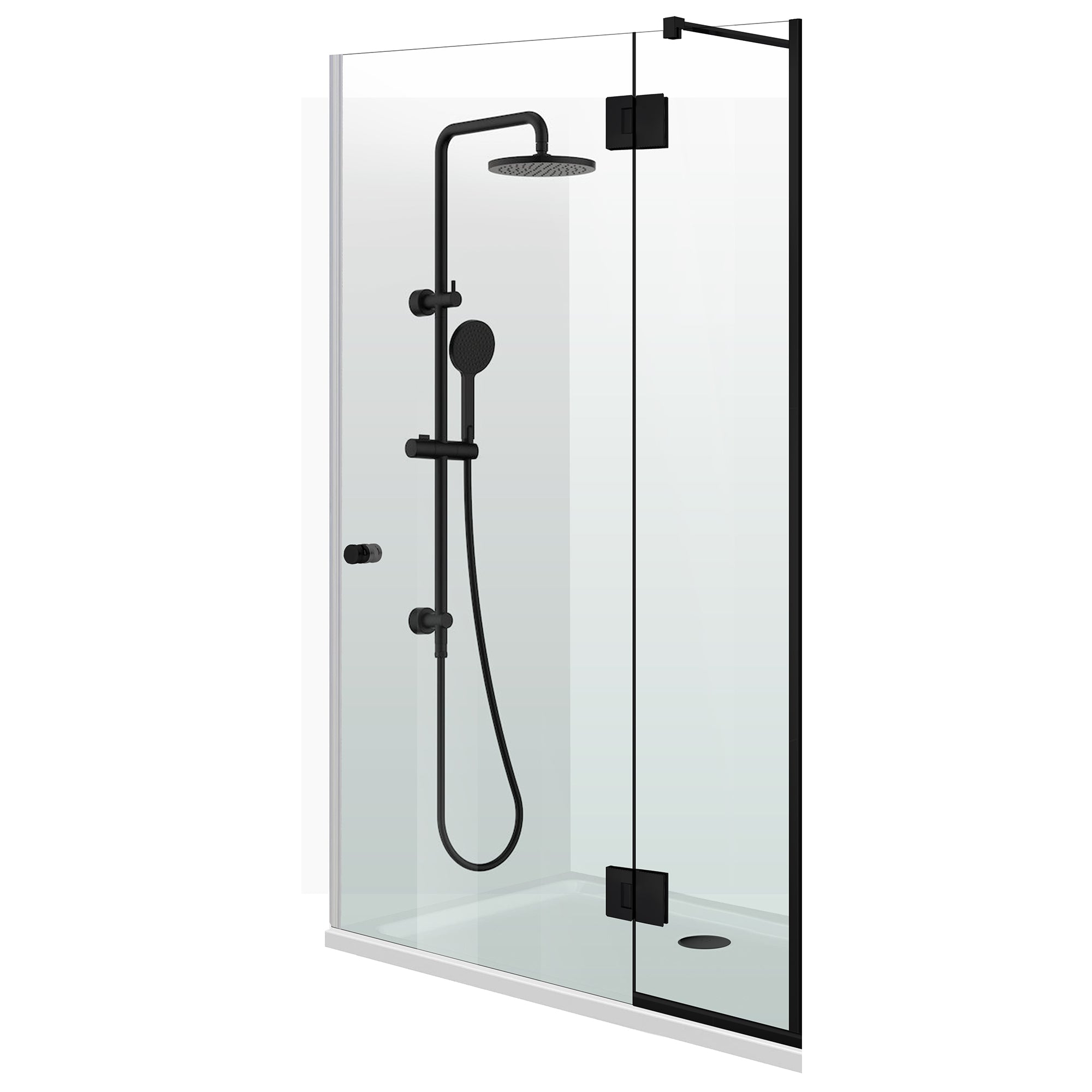 Shower Doors black #Clear