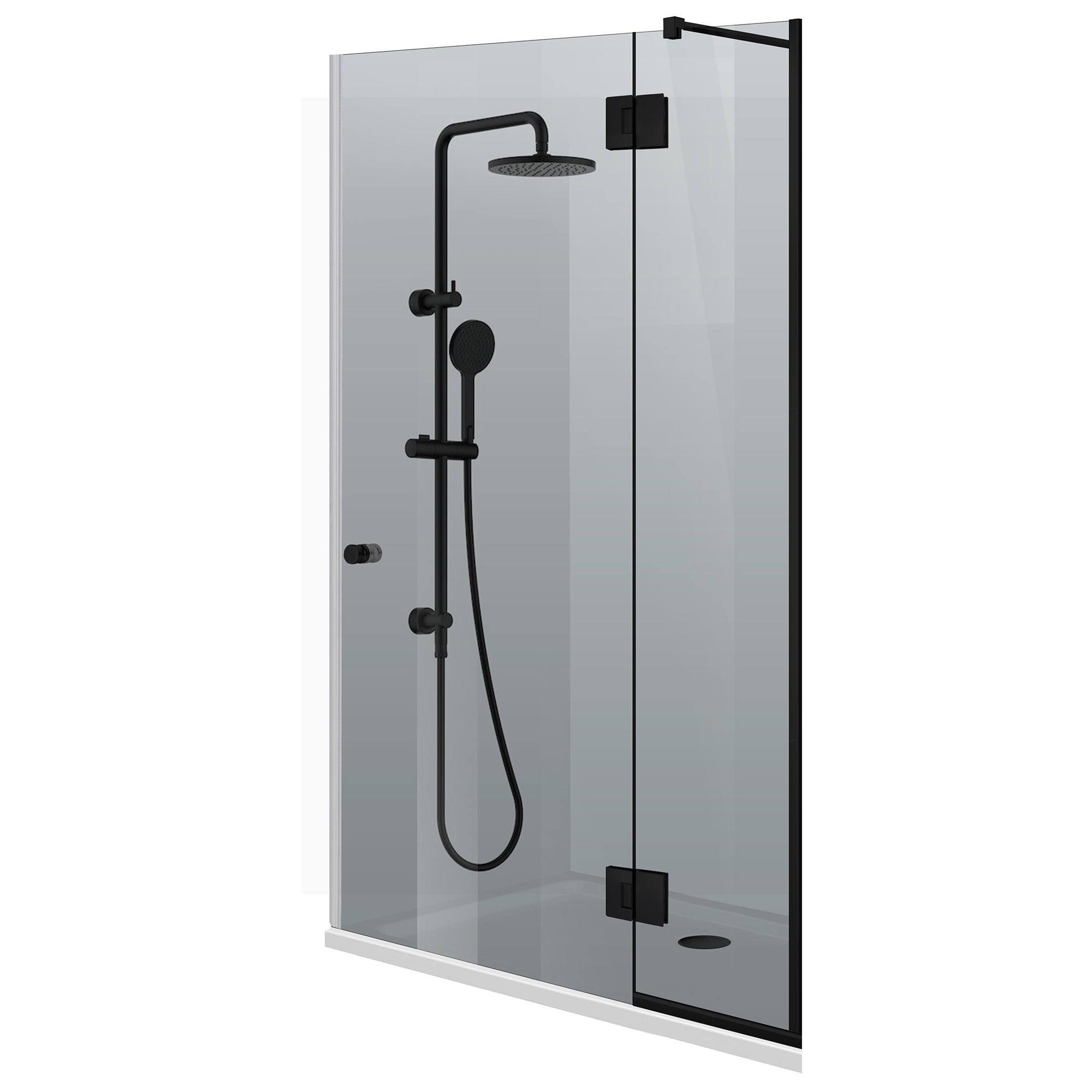 Shower Doors black #Grey