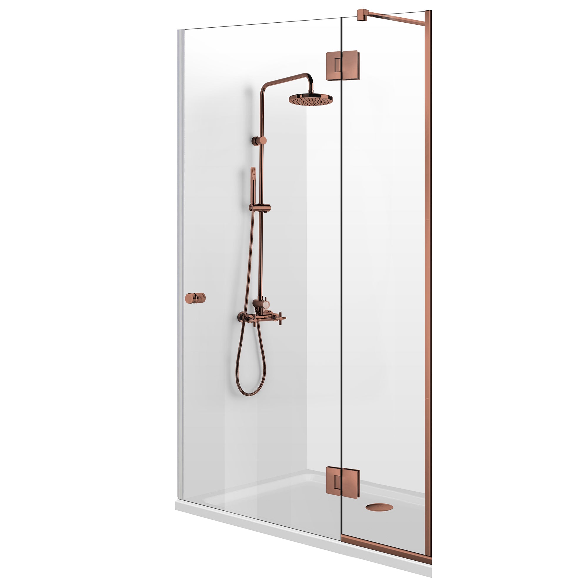 Shower Doors copper #Clear