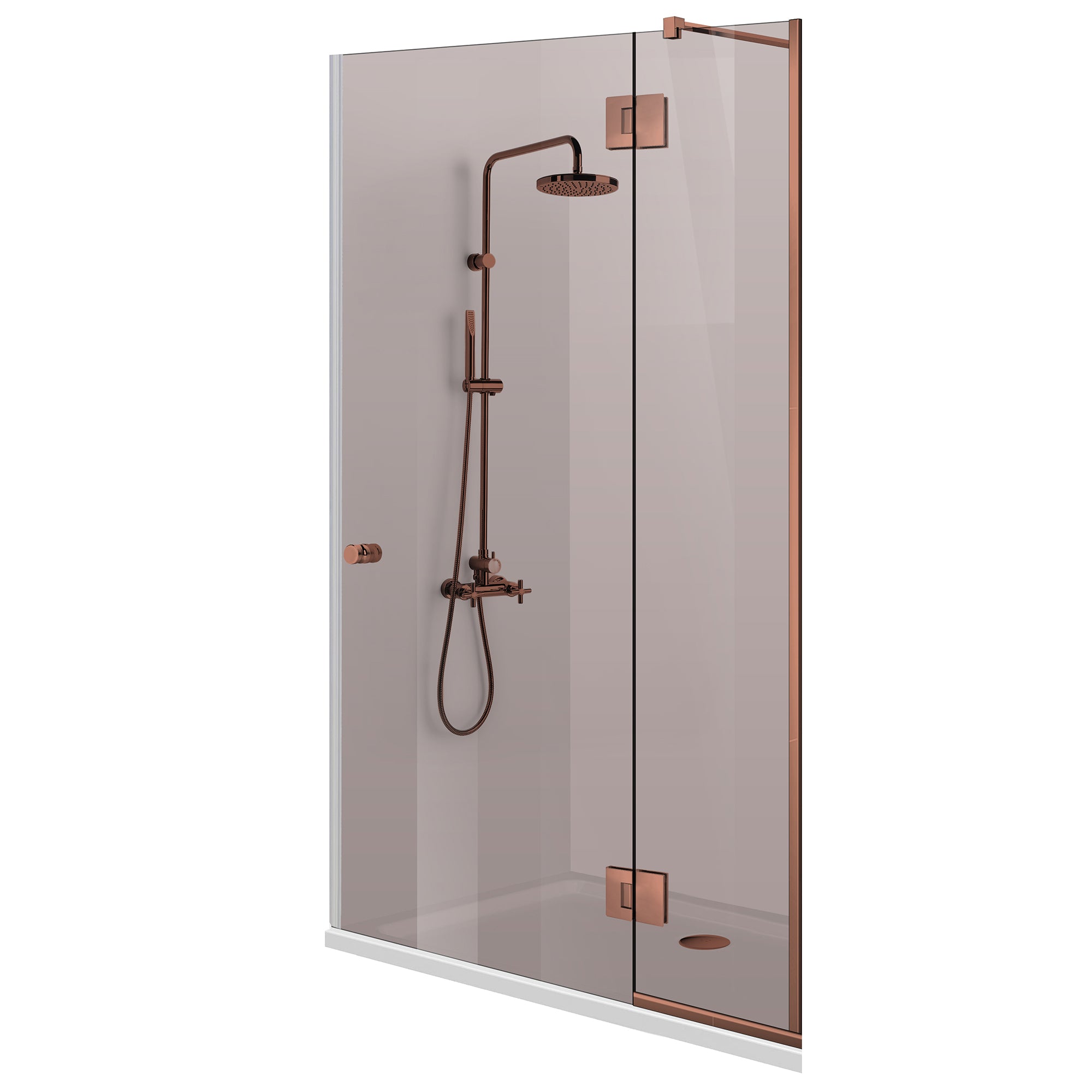 Shower Doors copper #Bronze