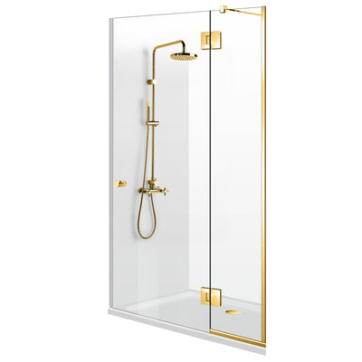 Shower Doors golden #Clear