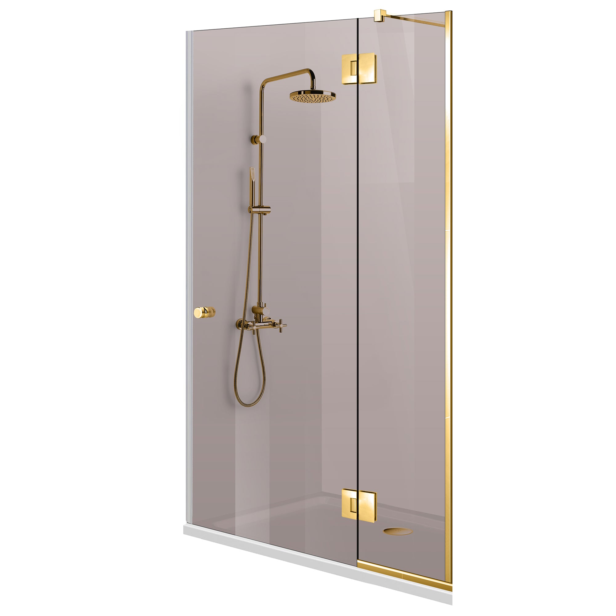 Shower Doors golden #Bronze