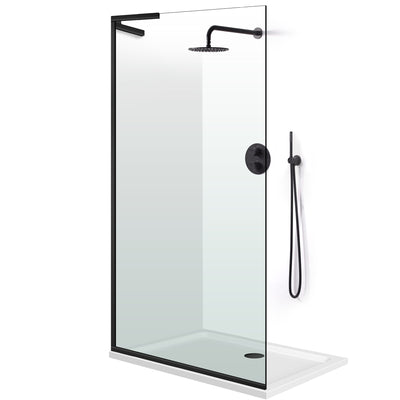 Paravan dus Walk-in, Perete dus Inox, #Clara