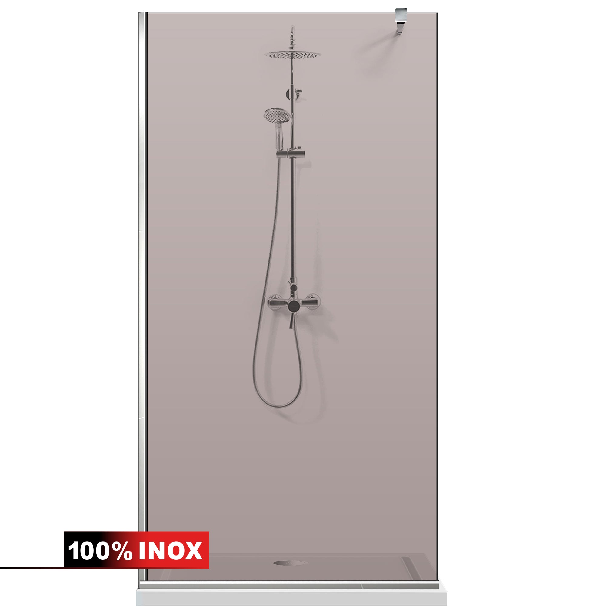 Shower Screens Walk-in, Shower wall Stainless steel, #Bronze #Bronze