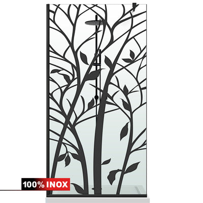 Shower Screens Walk-in, Black Shower Wall, #Clear #Víztiszta