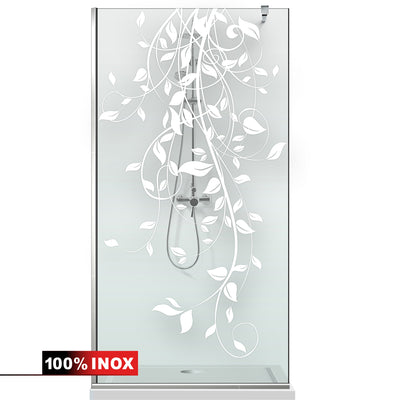 Shower Screens Walk-in, Shower wall Stainless steel, #Clear #Water-clear