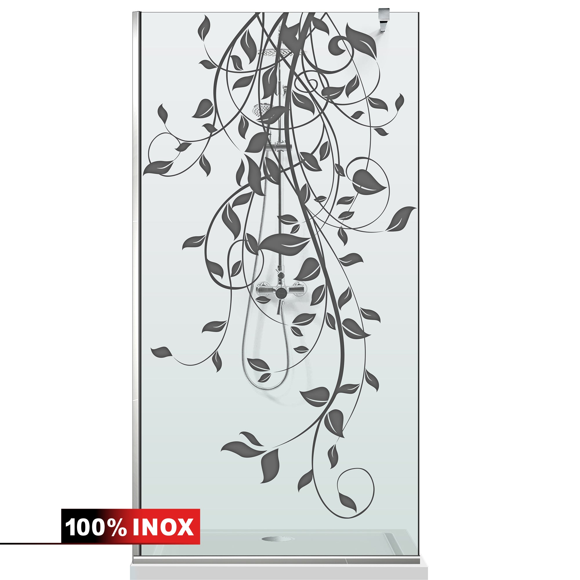 Shower Screens Walk-in, Shower wall Stainless steel, #Clear #Water-clear