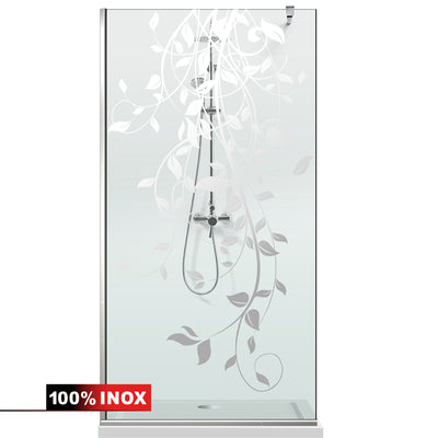Shower Screens Walk-in, Shower wall Stainless steel, #Clear #Water-clear