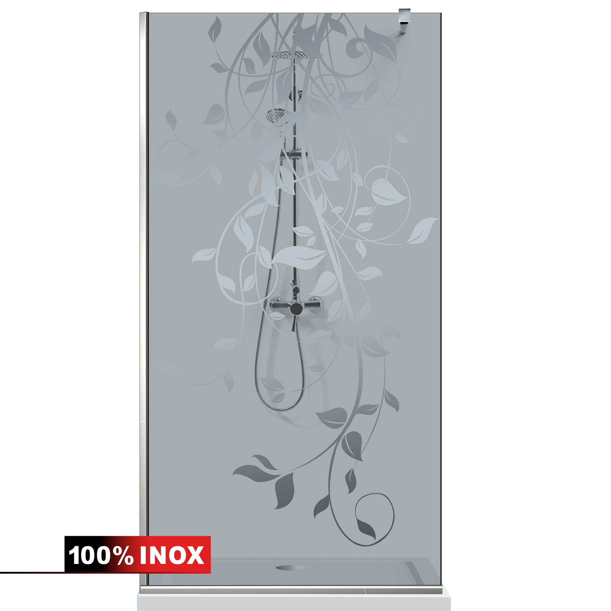 Shower Screens Walk-in, Shower wall Stainless steel, #Grey #Grey