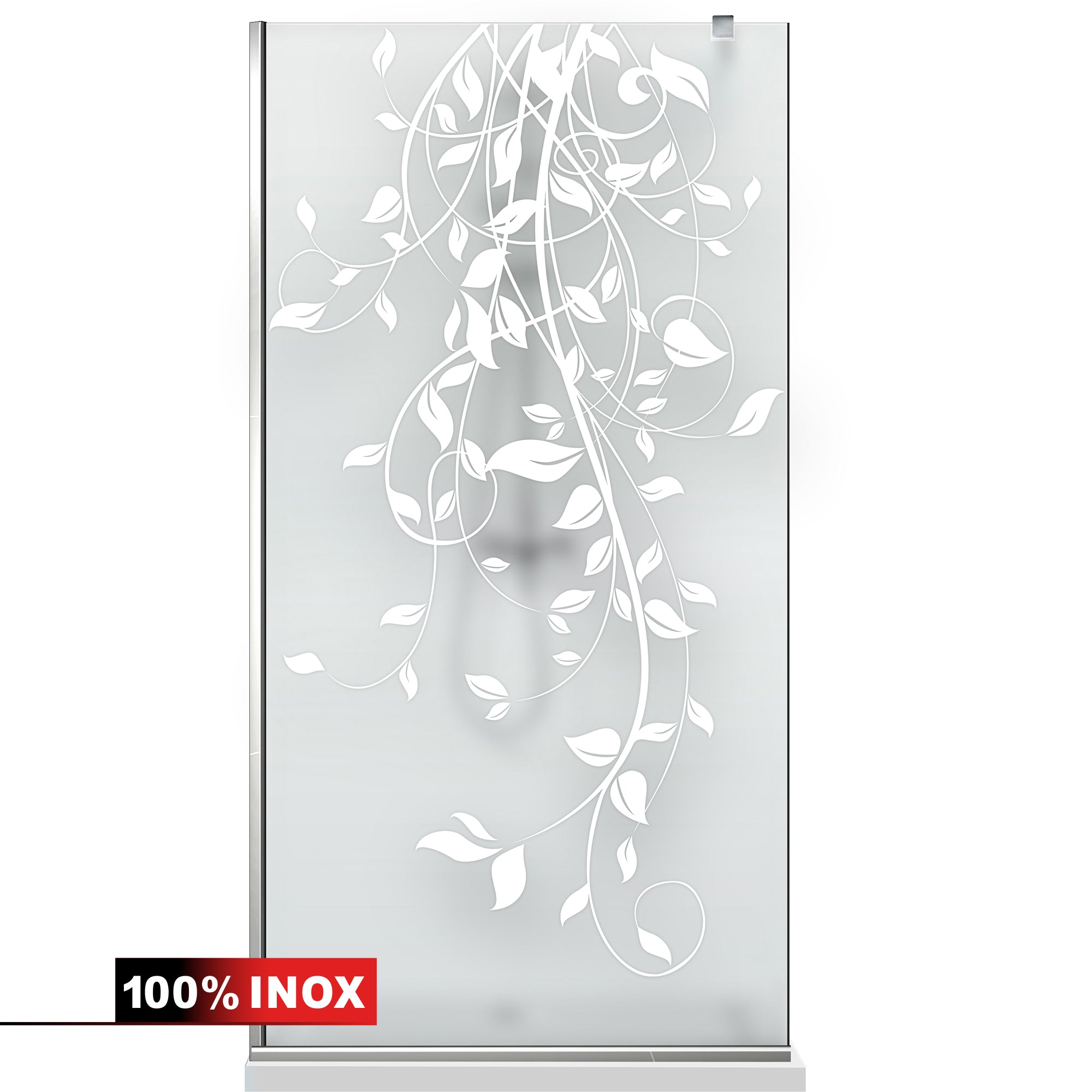 Shower Screens Walk-in, Shower wall Stainless steel, #Satin #Matt