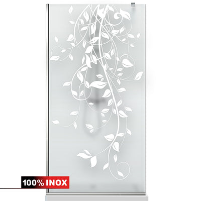 Shower Screens Walk-in, Shower wall Stainless steel, #Satin #Matt