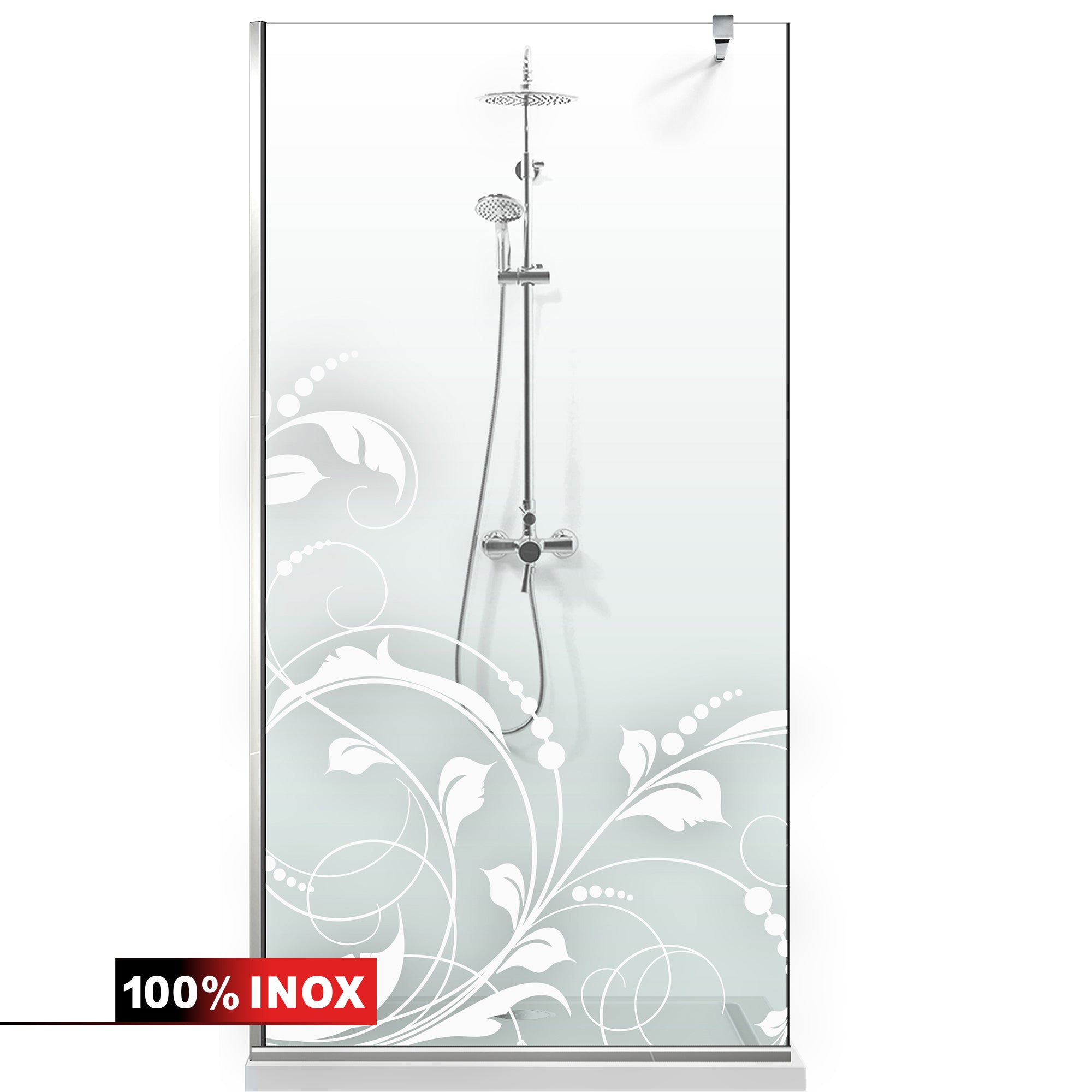 Shower Screens Walk-in, Shower wall Stainless steel, #Clear #Water-clear