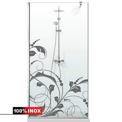 Shower Screens Walk-in, Shower wall Stainless steel, #Clear #Water-clear
