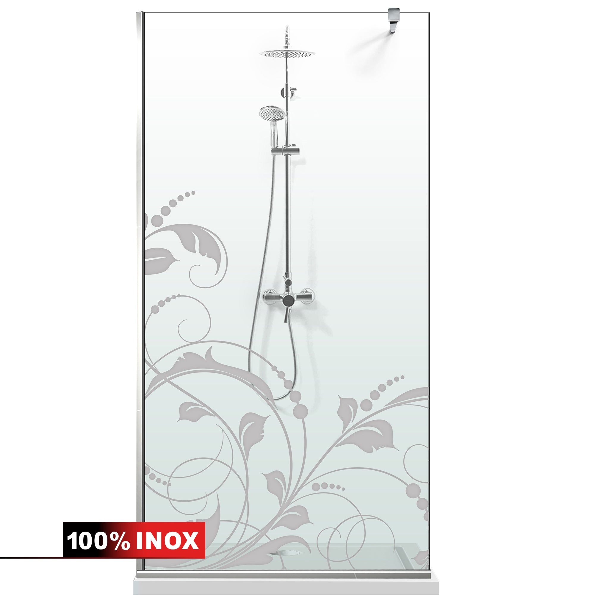 Shower Screens Walk-in, Shower wall Stainless steel, #Clear #Water-clear