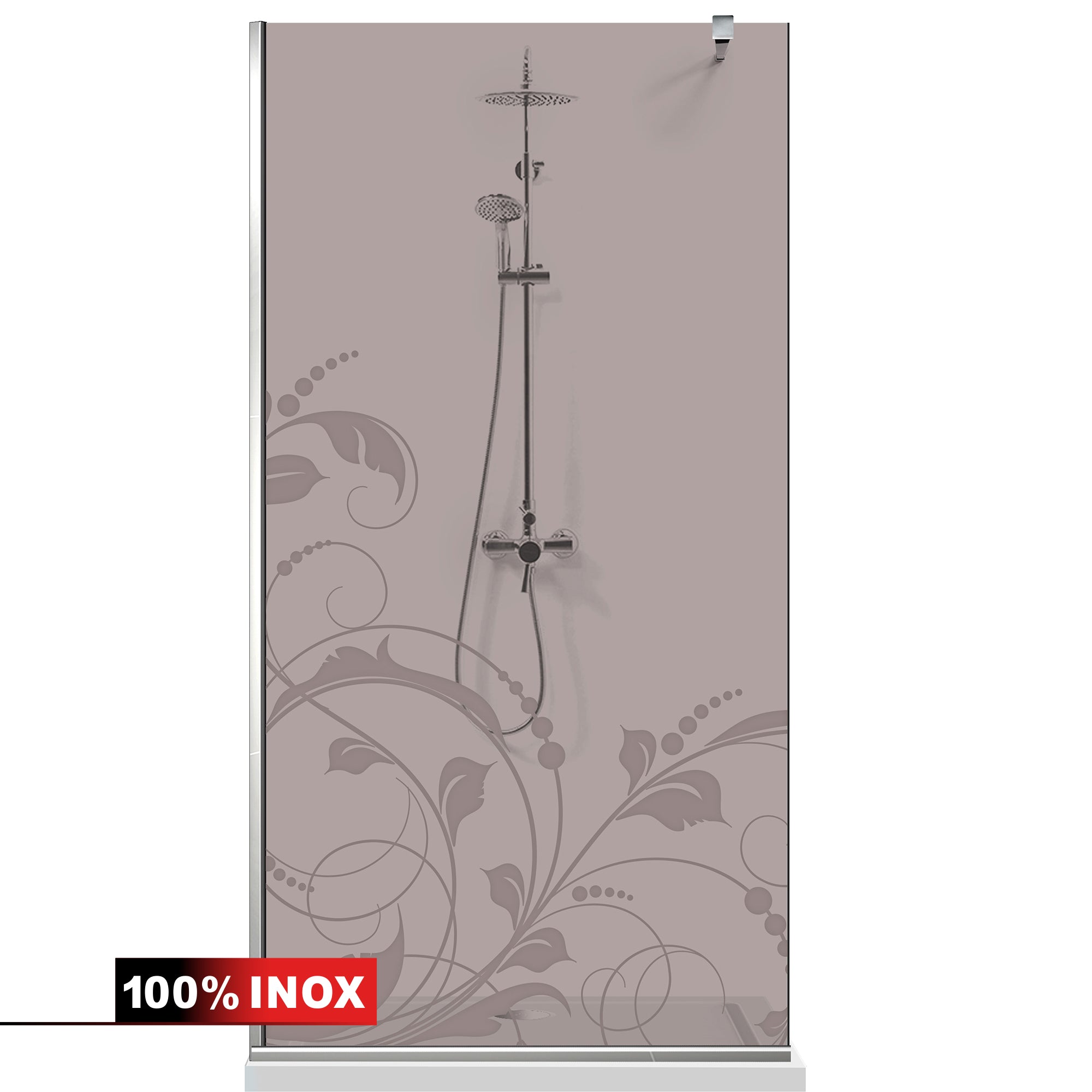 Shower Screens Walk-in, Shower wall Stainless steel, #Bronze #Bronze